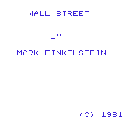 Wall Street